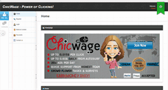 Desktop Screenshot of chicwage.com